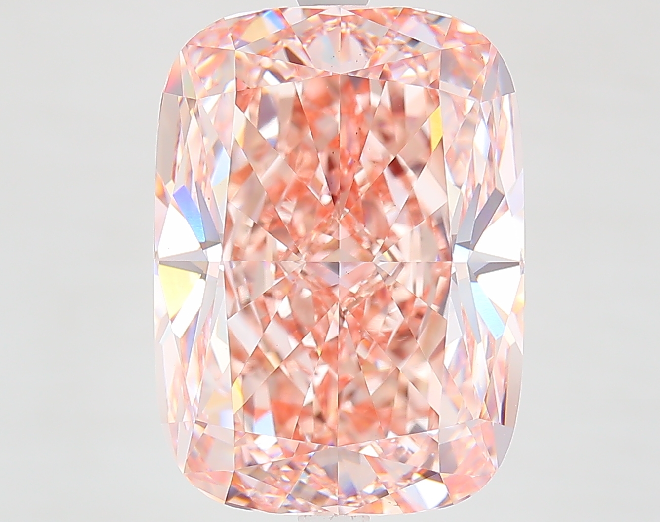 10.6ct Cushion Fancy Intense Pink VS1 IGI