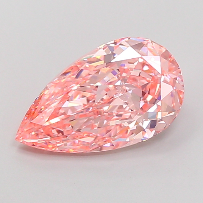 Pear 4.35ct Fancy Vivid Pink VVS2