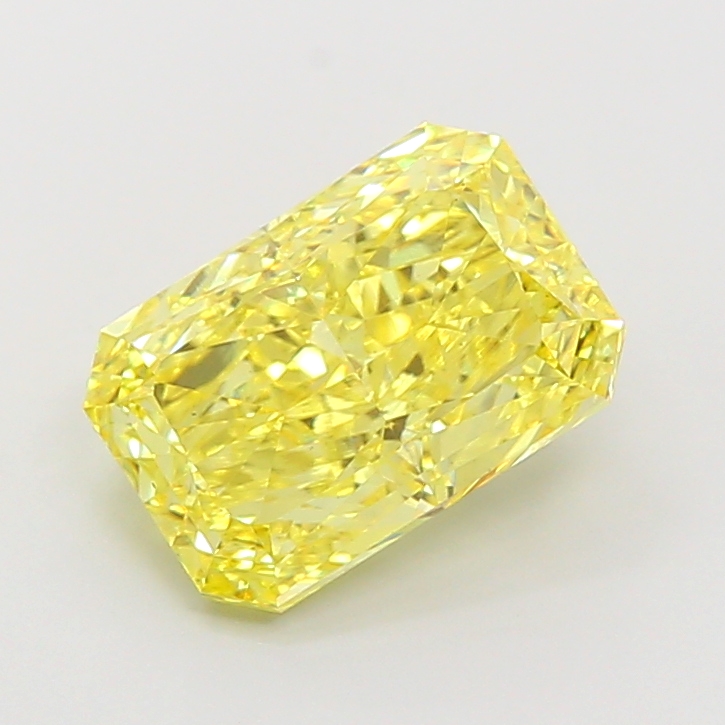 Radiant 4.51ct Fancy Vivid Yellow VS1