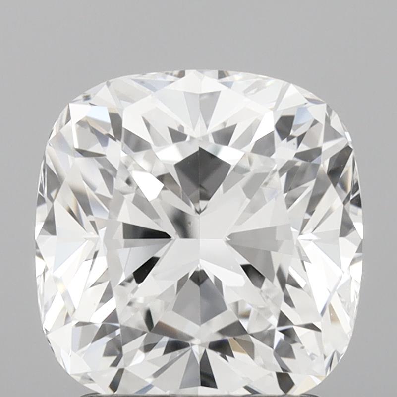 1.96 carat e VVS1 EX Cut IGI cushion diamond