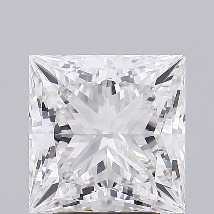 3.24 ct. princess Lab Grown Diamond front image