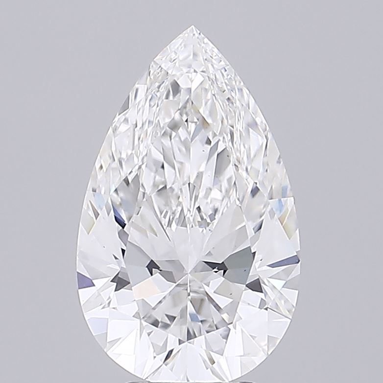 3.92 ct. pear Lab Grown Diamond front image