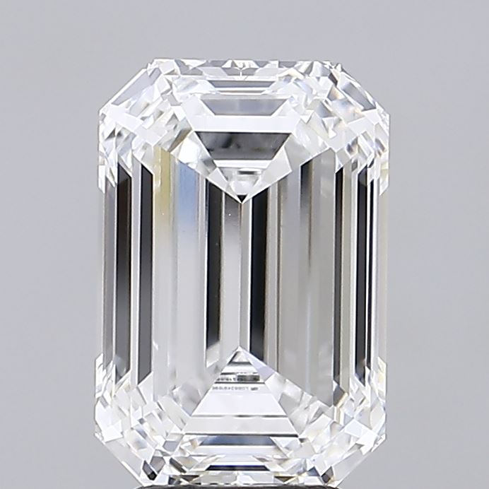 Emerald cut 4.32ct D VVS2