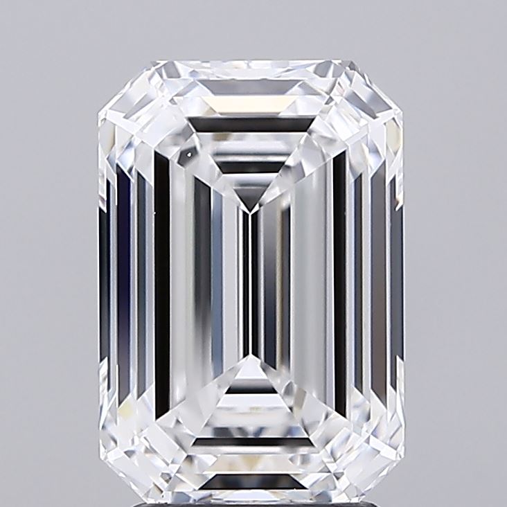 3.12 ct. emerald Lab Grown Diamond front image