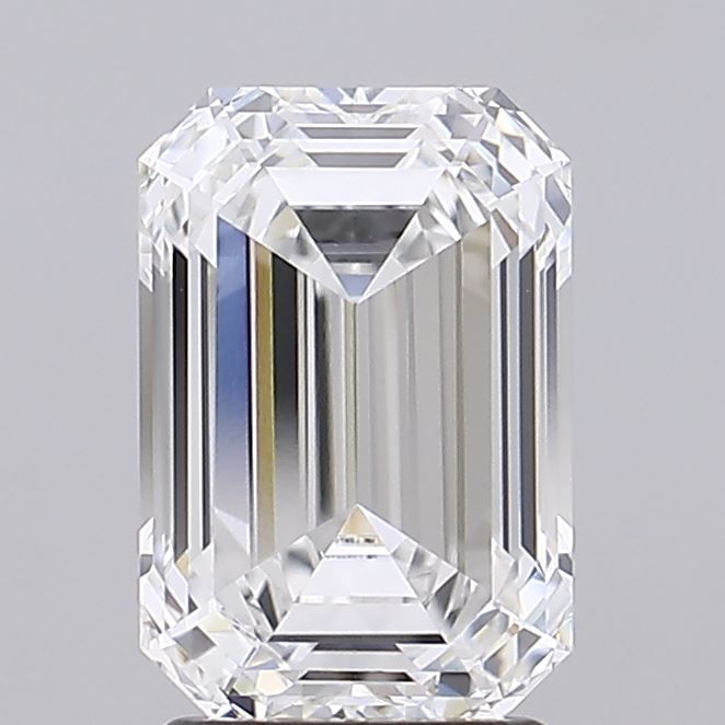 2.66 ct. emerald Lab Grown Diamond front image