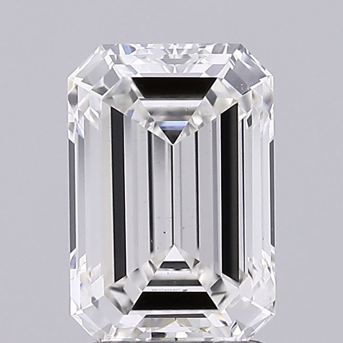 2.10 ct. emerald Lab Grown Diamond front image