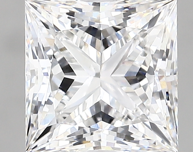 2.71 Carat Princess Cut Lab Diamond