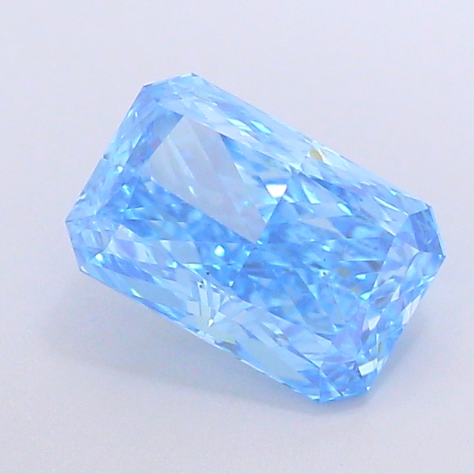 2.04ct Radiant Fancy Vivid Blue VS1 IGI