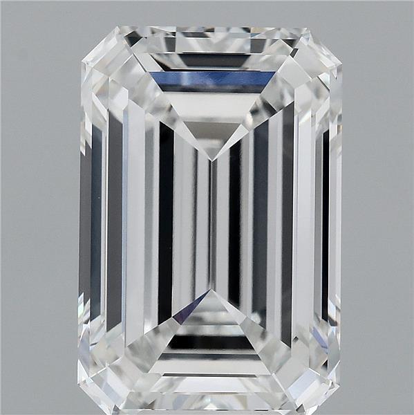 8.62 Carat Emerald Cut F VVS2 Diamond - view 1