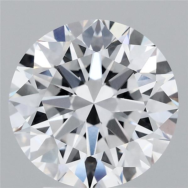 3.66 Carat Round Cut E VVS1 Diamond - view 1