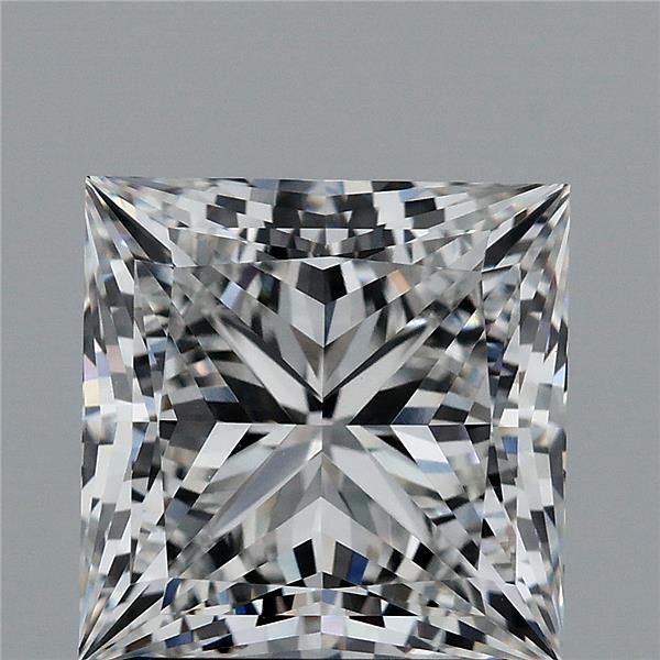 3.17 Carat Princess Cut E VVS1 Diamond - view 1