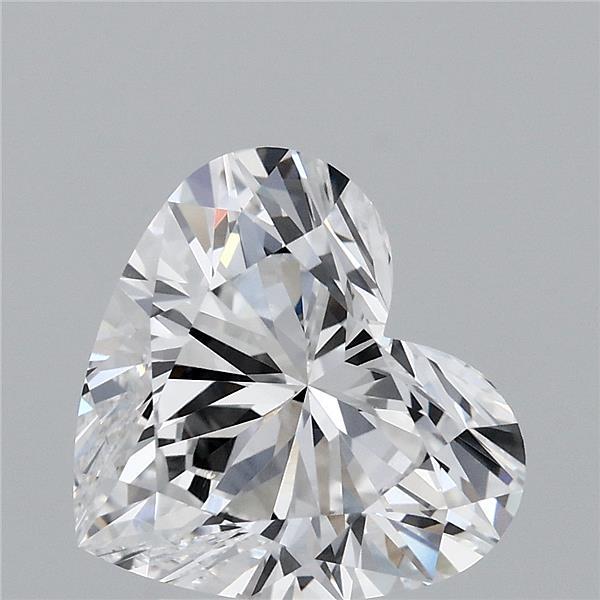 3.05 Carat Heart Cut D VVS1 Diamond - view 1