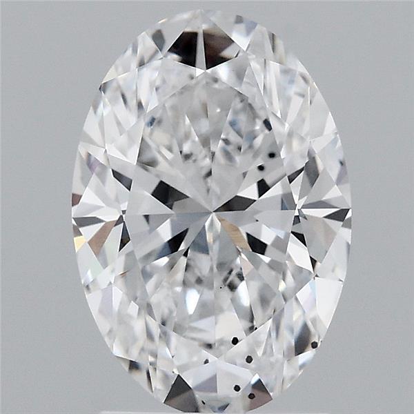 2.08ct Oval Lab-Grown Diamond · D/SI1