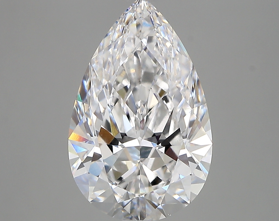 Pear 3.63ct D VS1