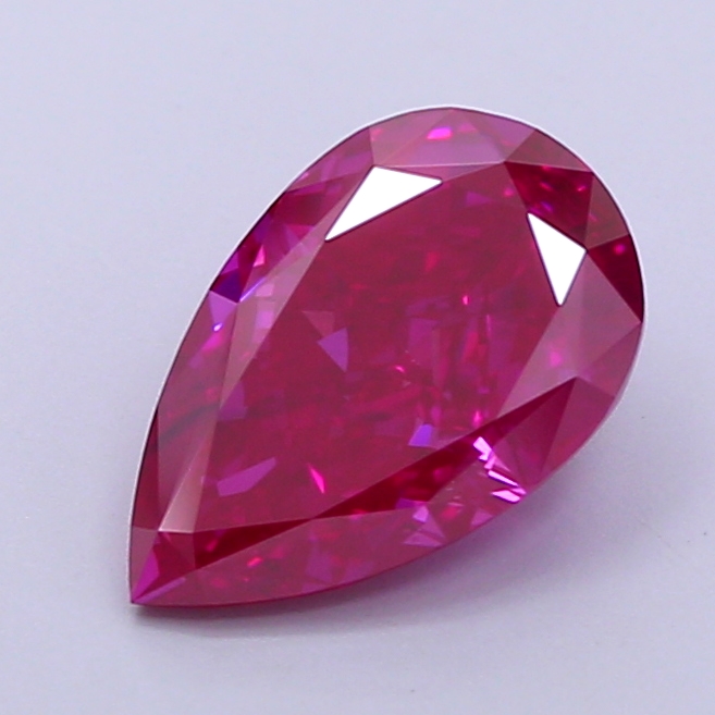 1.8ct Pear Fancy Vivid Pink SI1 IGI