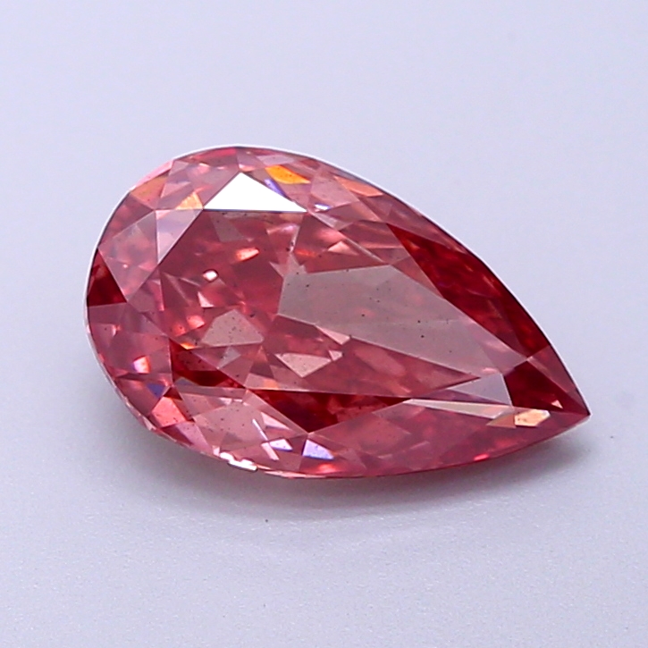 1.7ct Pear Fancy Vivid Pink SI1 IGI
