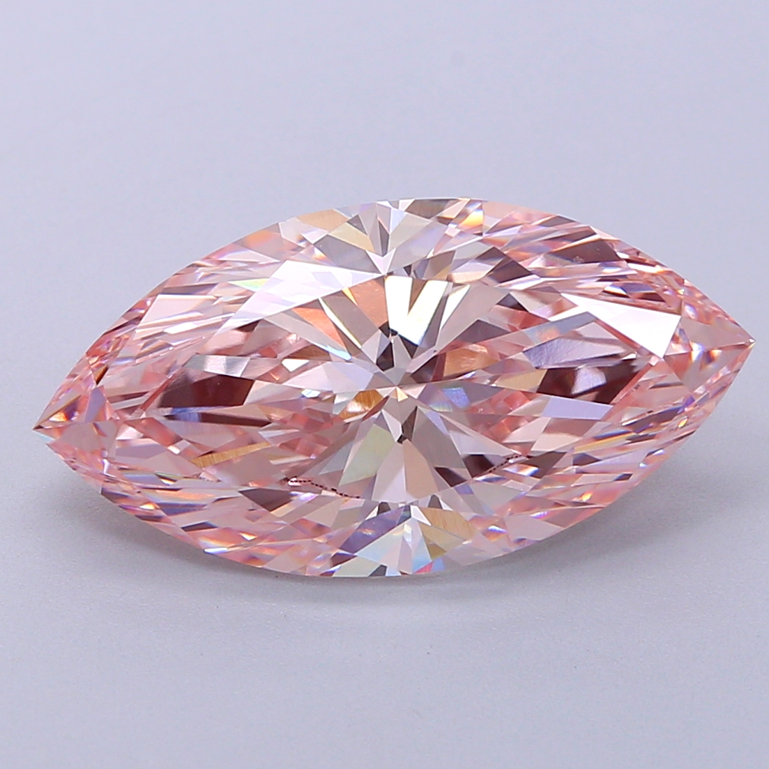 6.1ct Marquise Fancy Intense Pink VVS2 IGI