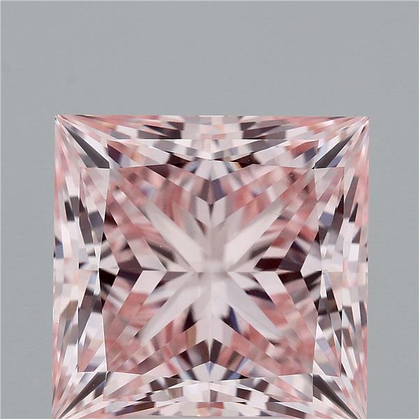 Princess 5.32ct Fancy Intense Pink VVS2