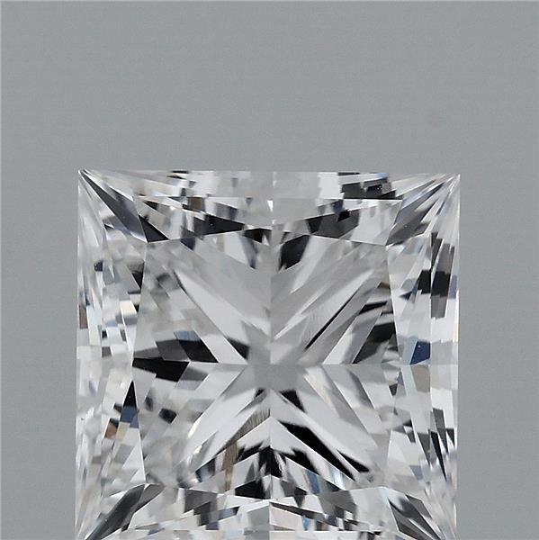 3.28 Carat Princess Cut E VVS1 Diamond - view 1