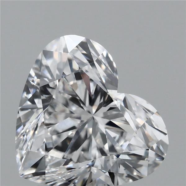 3.14 Carat Heart Cut D VVS2 Diamond - view 1