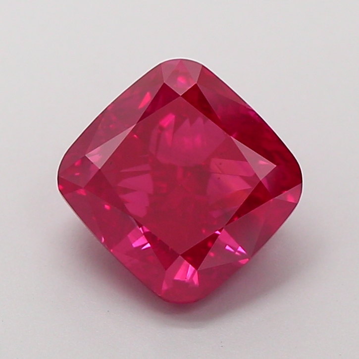 2.6ct Cushion Brilliant Fancy Deep Pink VS2 IGI