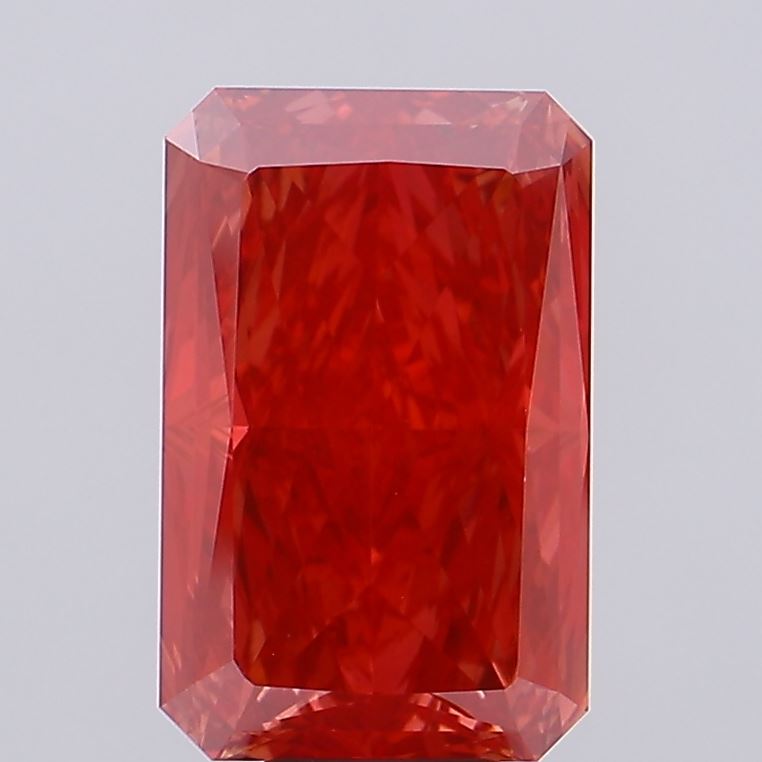 Radiant 10.1ct Fancy Vivid Red VS1