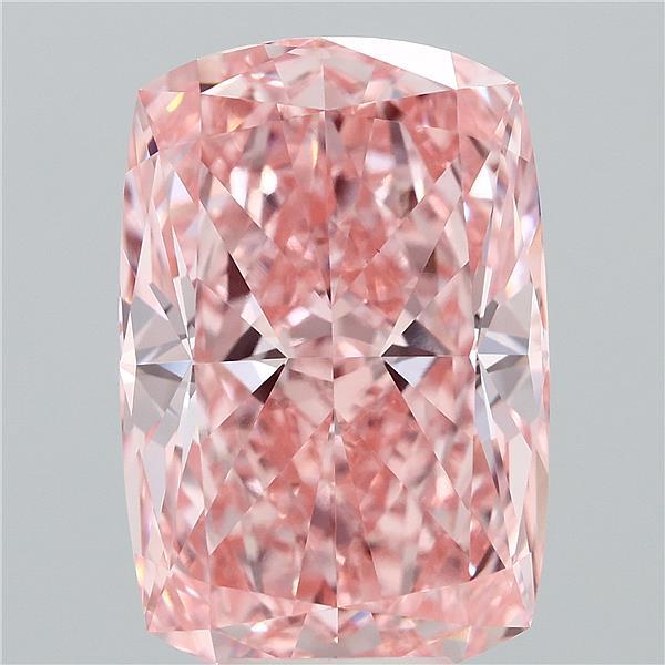 Cushion 7.33ct Fancy Vivid Pink VVS2