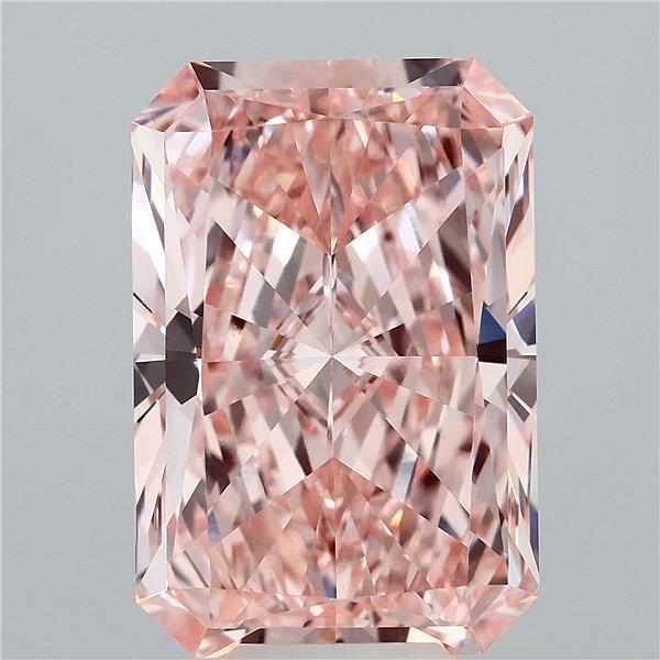 Radiant 9.01ct Fancy Intense Pink VVS2