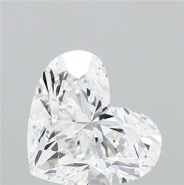 3.78 Carat Heart Cut D VVS2 Diamond - view 1