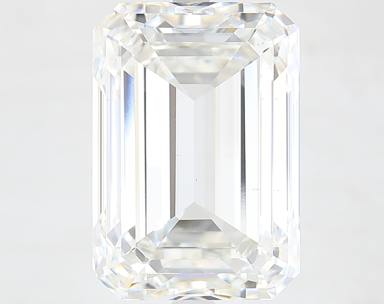 Emerald cut 10.8ct F VS1