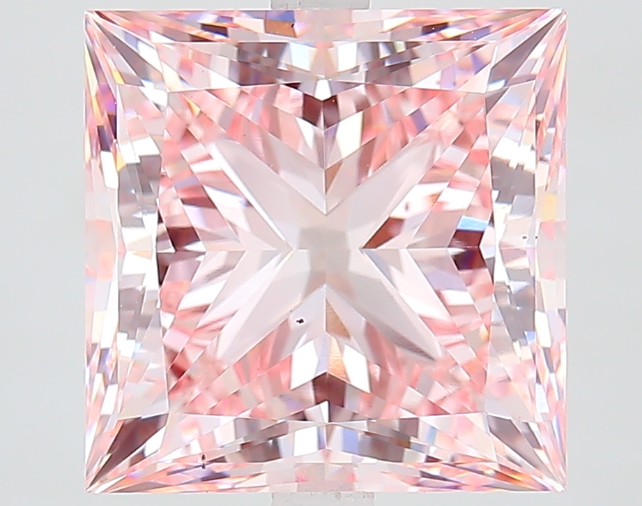7.0ct Princess Fancy Intense Pink VS1 IGI