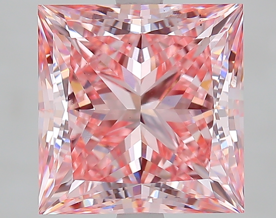 5.6ct Princess Fancy Intense Pink VS1 IGI