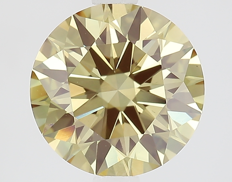 2.2ct Round Fancy Intense Green VS1 IGI