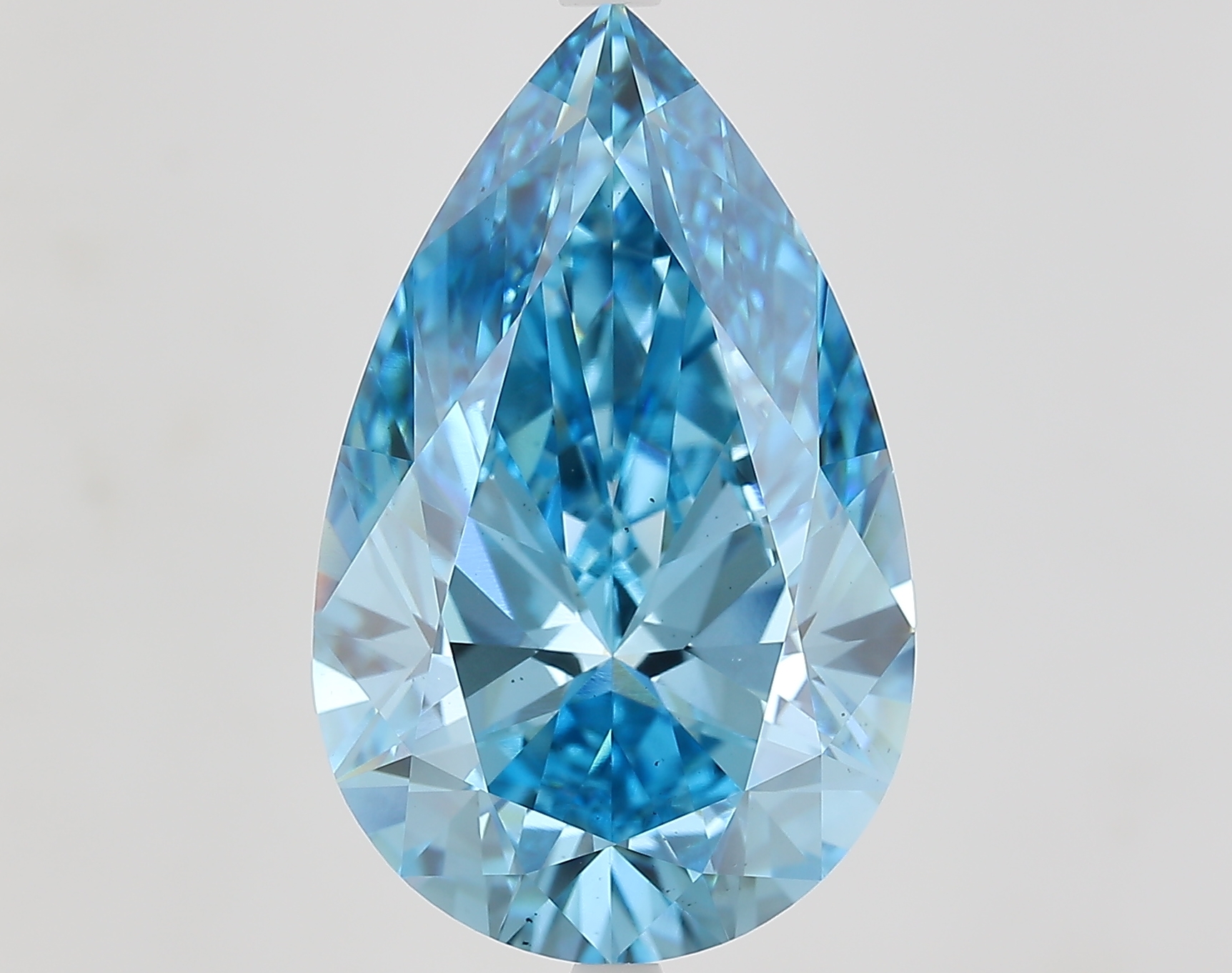 Pear 11.2ct Fancy Vivid Blue VS2