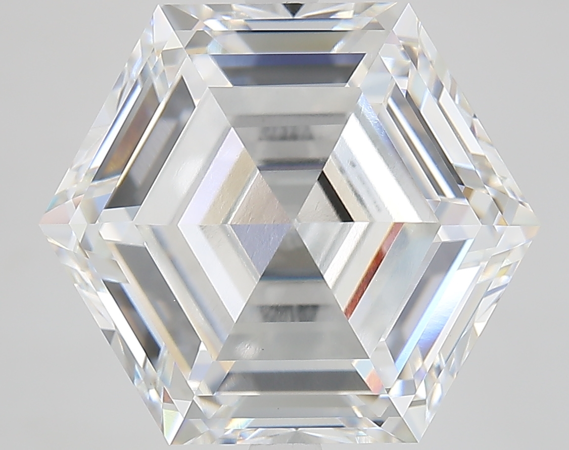 9.3ct Hexagonal D VVS2 IGI