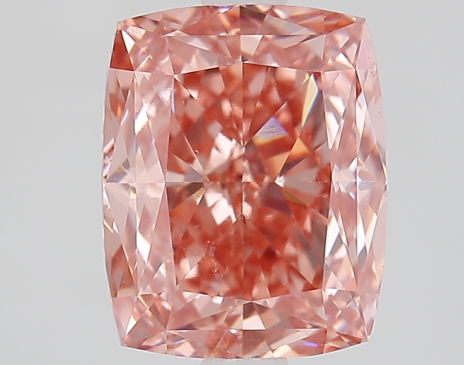 2.9ct Cushion Fancy Vivid Pink VVS2 IGI