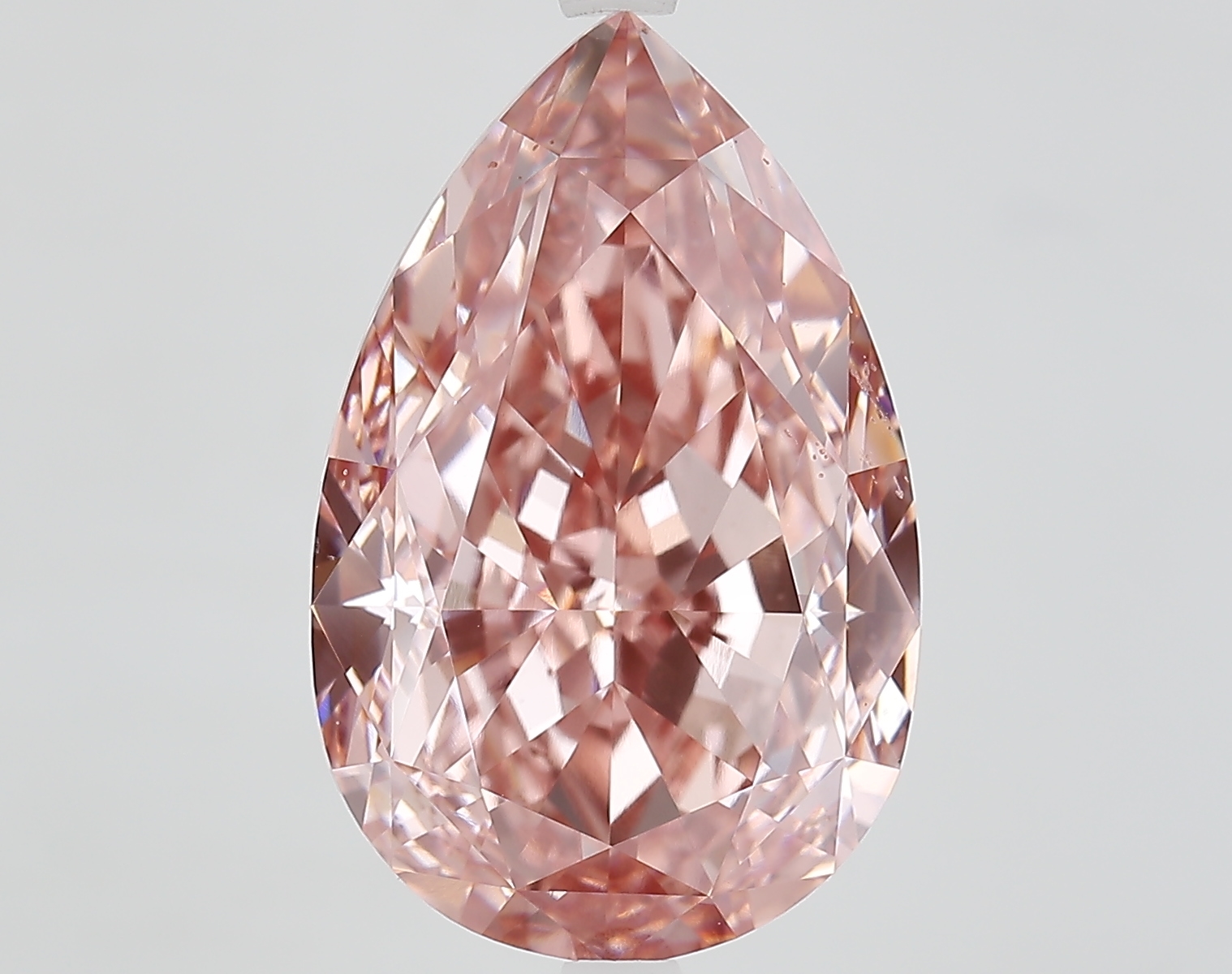 11.3ct Pear Fancy Vivid Pink VVS2 IGI