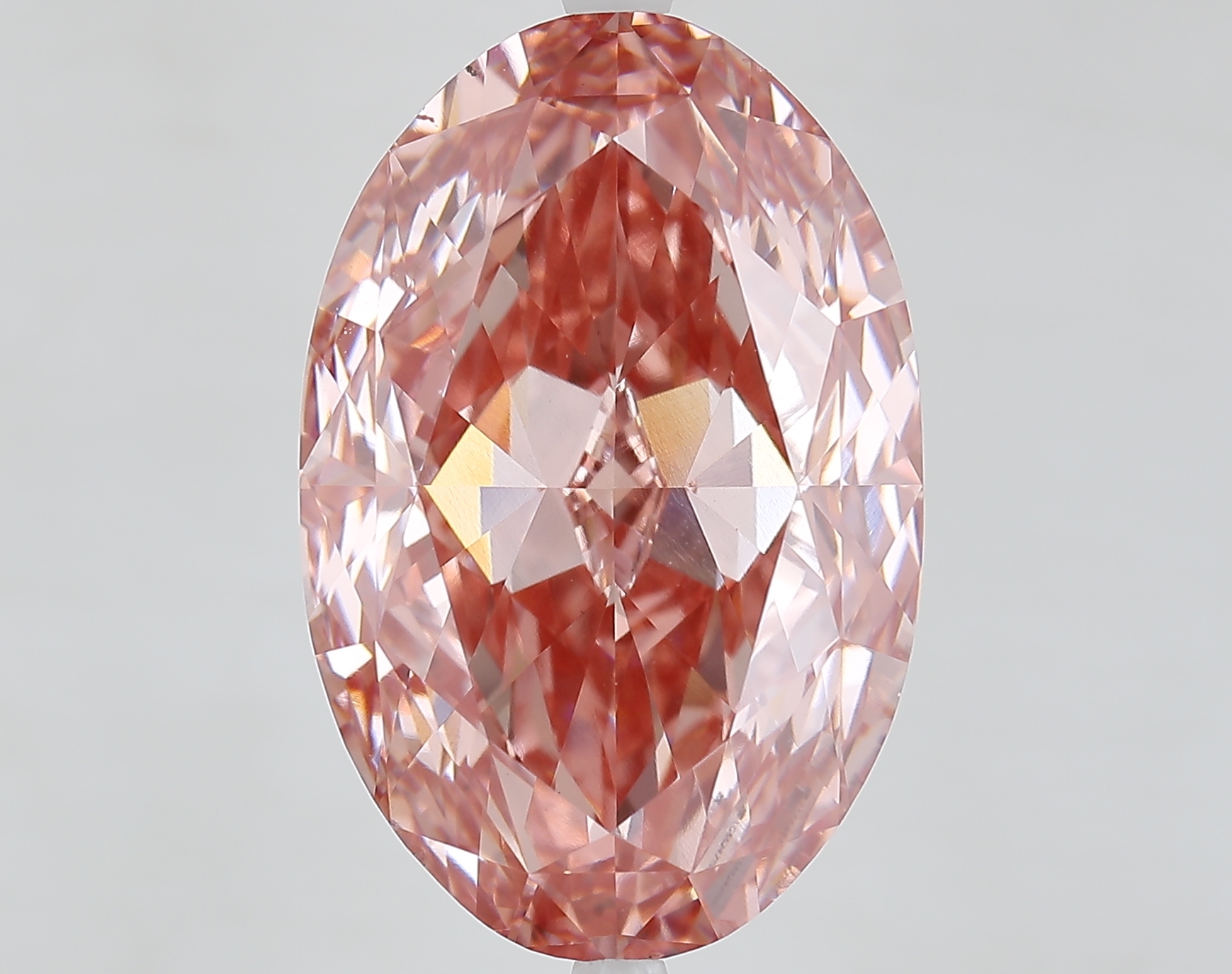 Oval 16.2ct Fancy Vivid Pink VS1