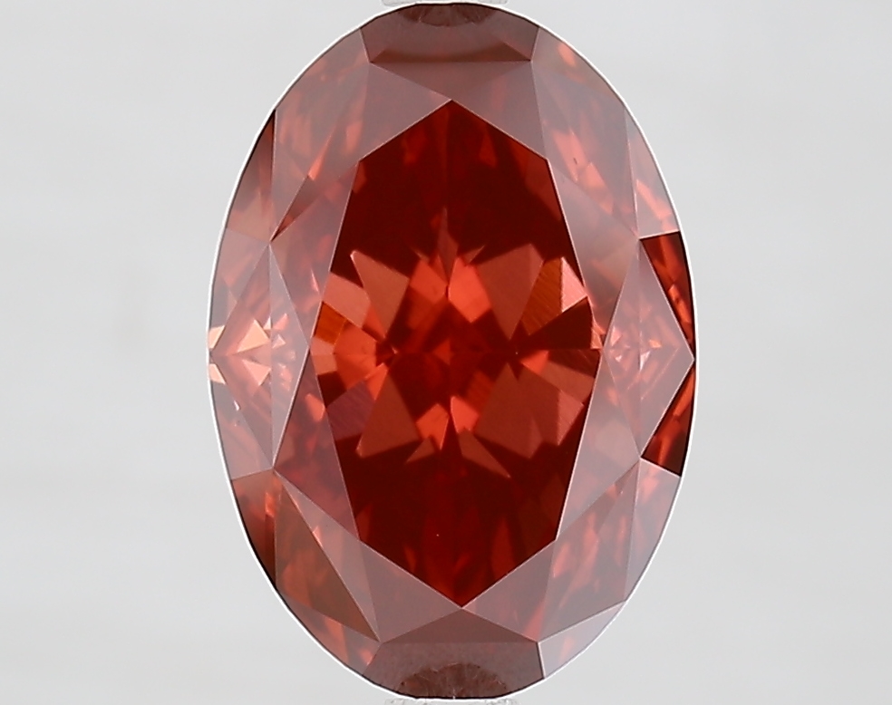 3.7ct Oval Fancy Vivid Pink VS1 IGI