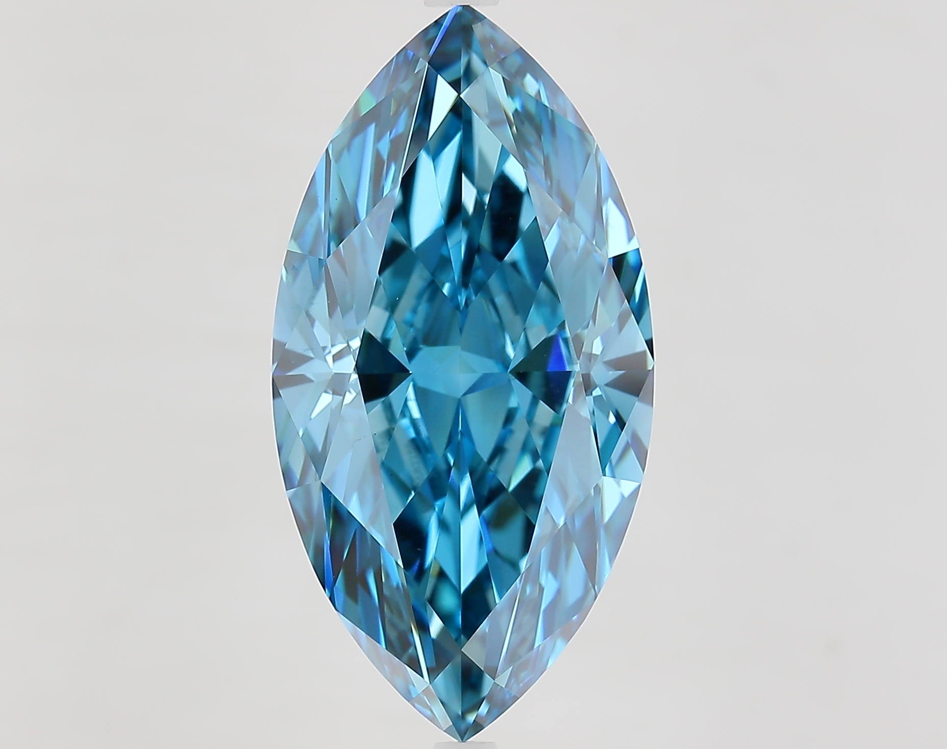 Marquise 10ct Fancy Vivid Blue VVS2