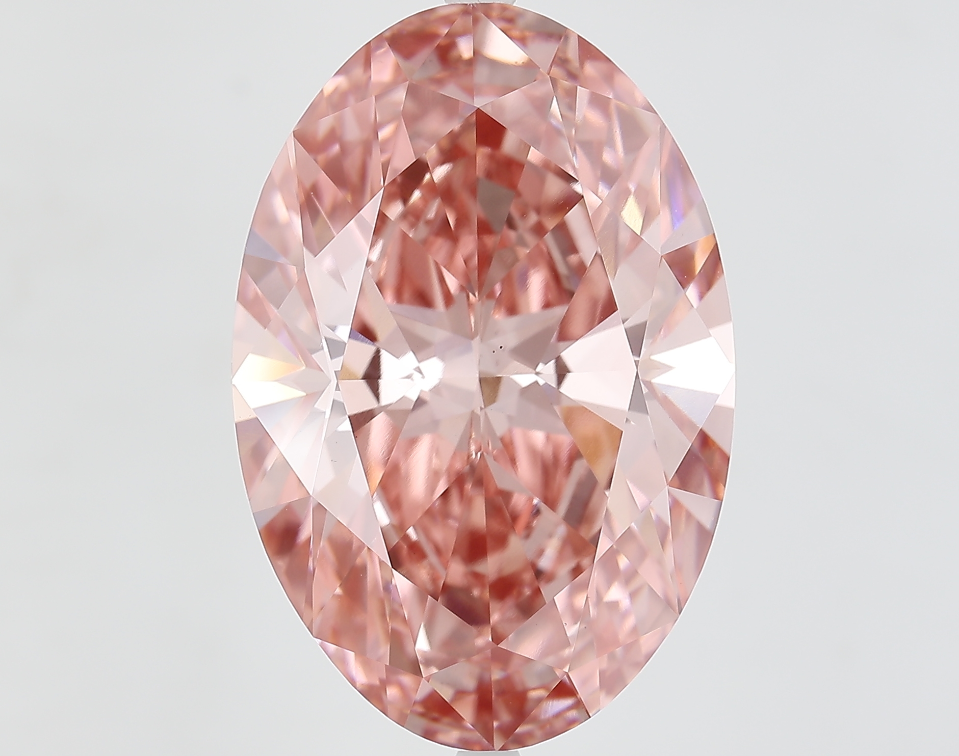 Oval 18.3ct Fancy Vivid Pink VS1