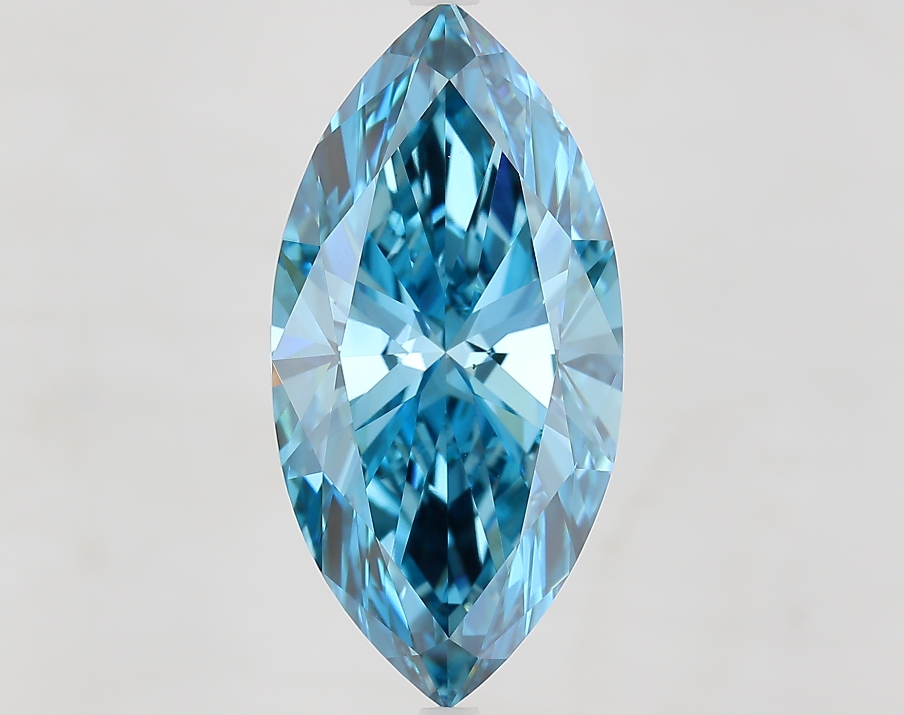 9.2ct Marquise Fancy Vivid Blue VS1 IGI