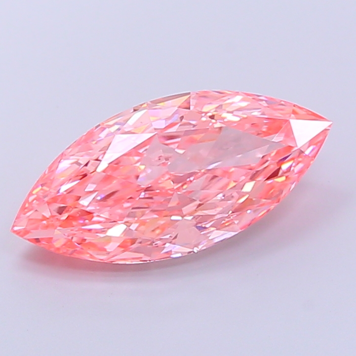 5.1ct Marquise Fancy Vivid Pink VS1 IGI