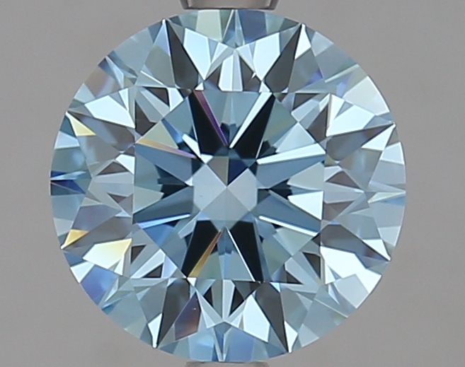 2.0ct Round Fancy Vivid Blue VS1 IGI