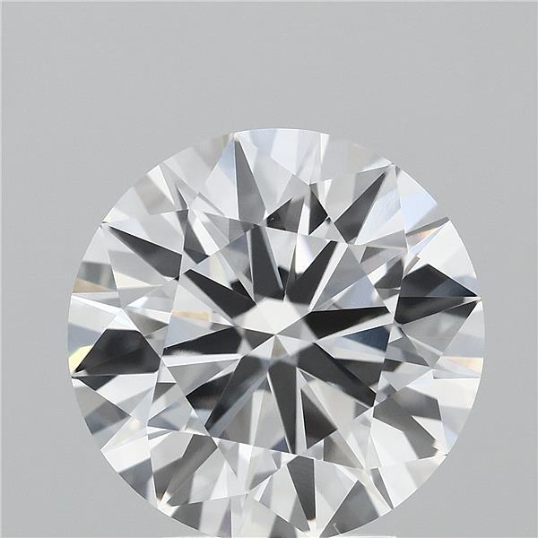 3.66 Carat Round Cut E VVS1 Diamond - view 1