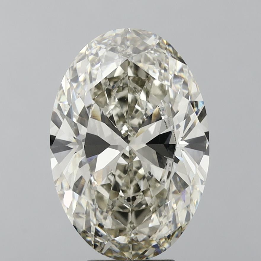 6.51 ct. oval Lab Grown Diamond front image