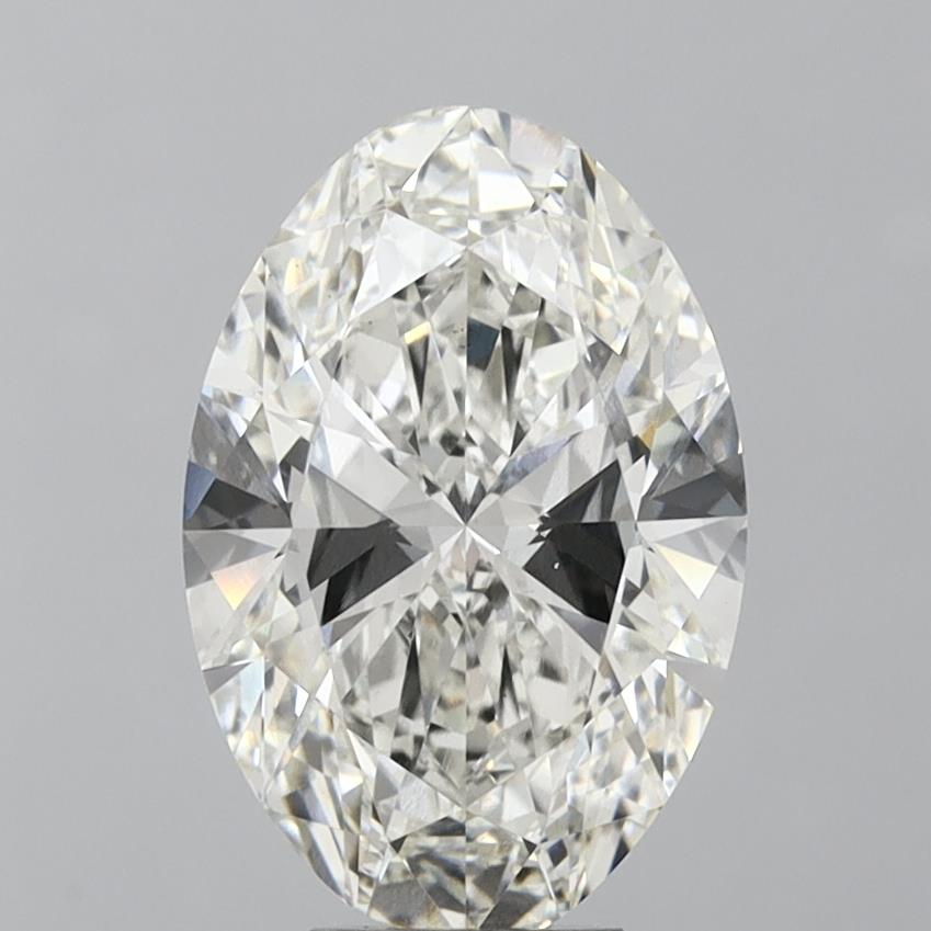 6.51 ct. oval Lab Grown Diamond front image