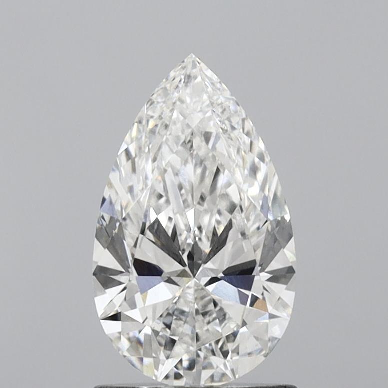 1.12 carat f VS2 EX Cut IGI pear diamond
