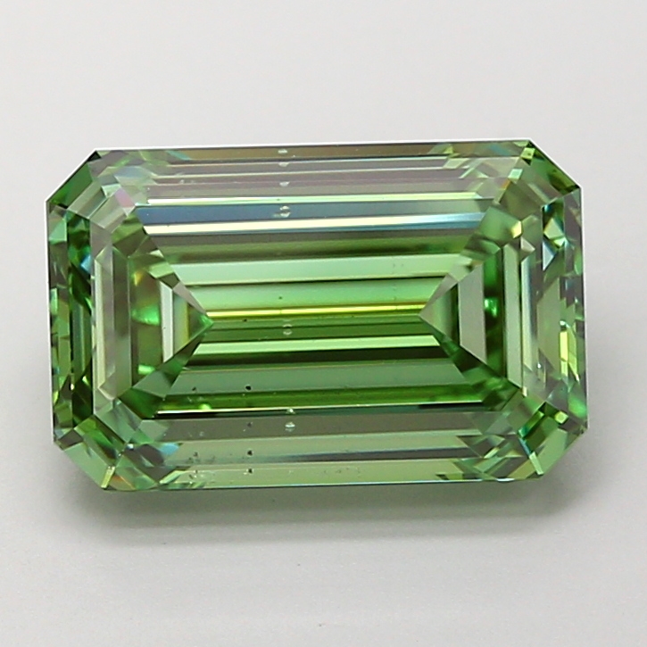 5.00ct Emerald Fancy Vivid Green SI1 IGI