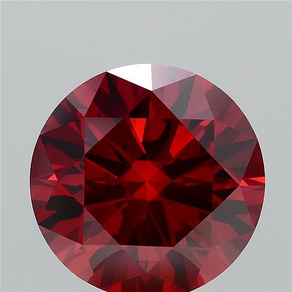 Round 4.02ct Fancy Brownish Orange VS2